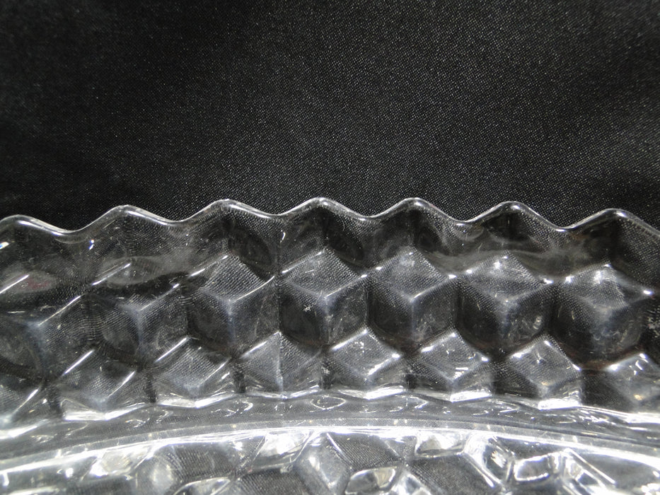 Fostoria American Clear: 3-Part Relish Dish, 10 1/2" x 7 1/4"