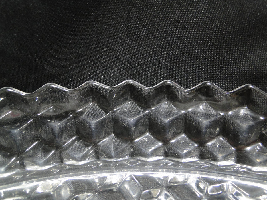 Fostoria American Clear: 3-Part Relish Dish, 10 1/2" x 7 1/4", As Is