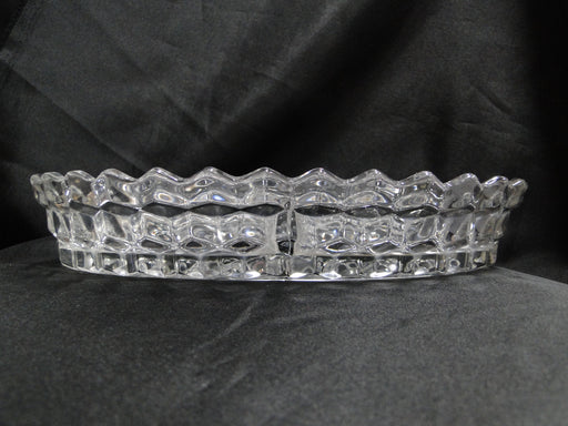 Fostoria American Clear: 3-Part Relish Dish, 10 1/2" x 7 1/4"