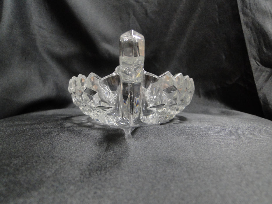 Fostoria American Clear: 2-Part Relish Dish w/ Handles, 12" x 5 1/2"