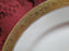 Hutschenreuther HUT99 White w/ Encrusted Gold, Gold Verge: Luncheon Plate (s)