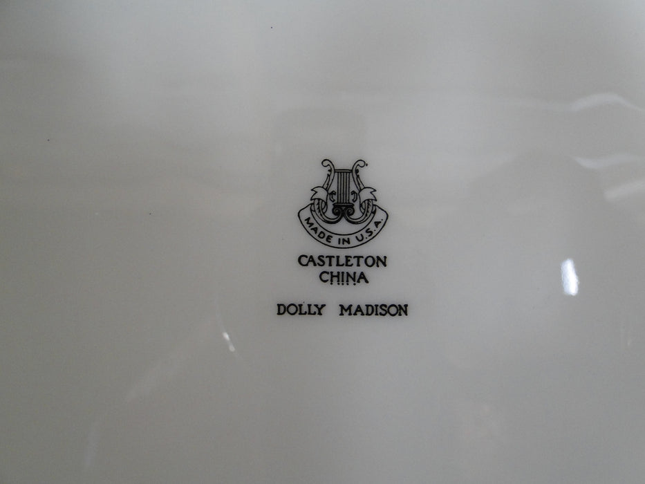 Castleton Dolly Madison, Rose w/ Gold Trim: Bread Plate (s), 6 1/2"