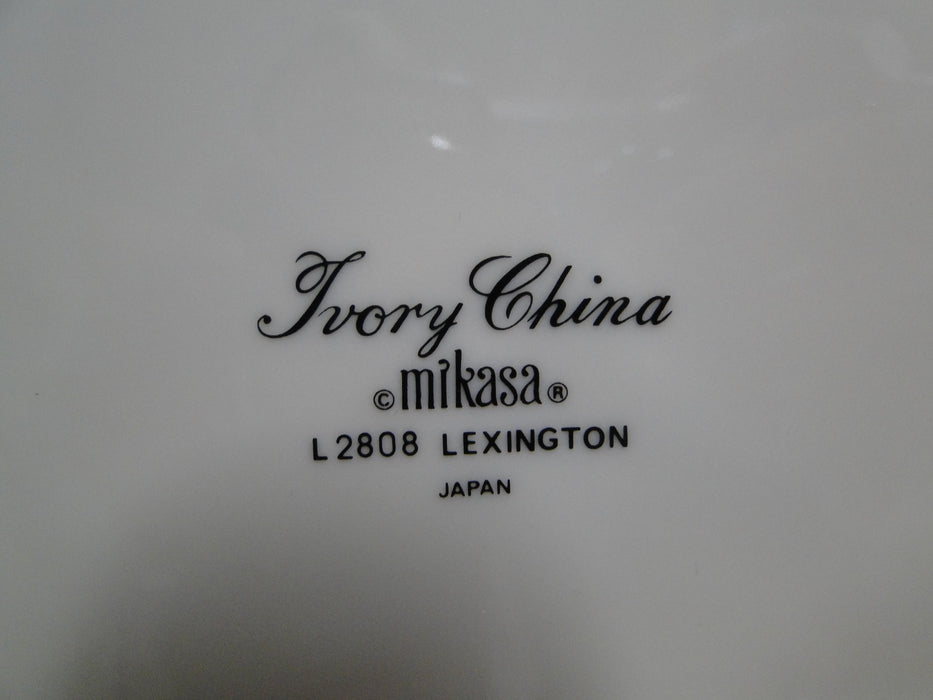 Mikasa Lexington, Blue Border, Floral, Scrolls, Gold: Sugar Bowl & Lid