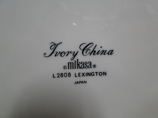 Mikasa Lexington, Blue Border, Floral, Scrolls, Gold: Rim Soup Bowl (s), 8 1/2"