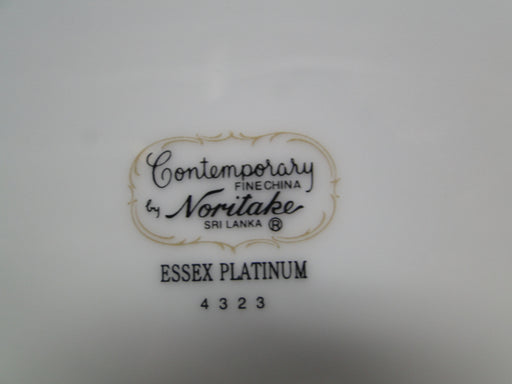 Noritake Essex Platinum, Encrusted Floral Band: UNUSED Fruit Bowl (s), 5 5/8"