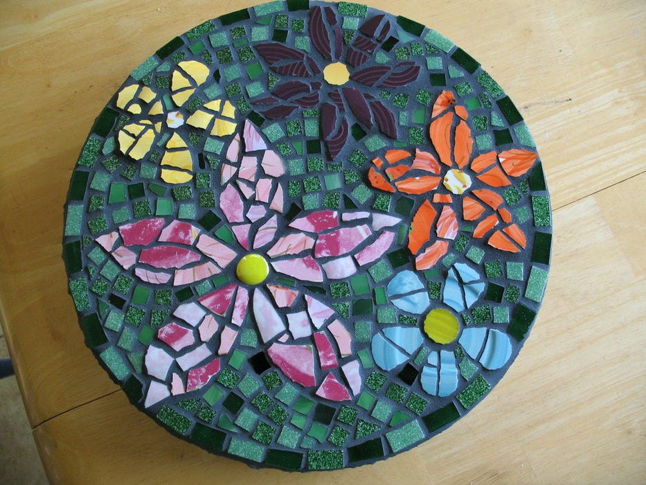 Mosaic Art Class Using Porcelain Plates: Select Your Project