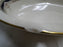 Lenox Buchanan, Cobalt & Tan, Gold Trim: Oval Serving Bowl, 9 3/4", As Is