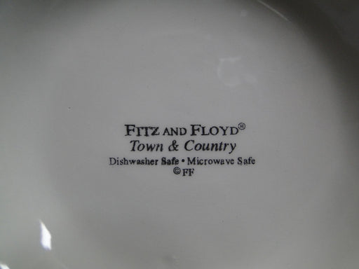 Fitz & Floyd Town and Country, Red Band: Soup / Cereal Bowl (s), 6 1/4"