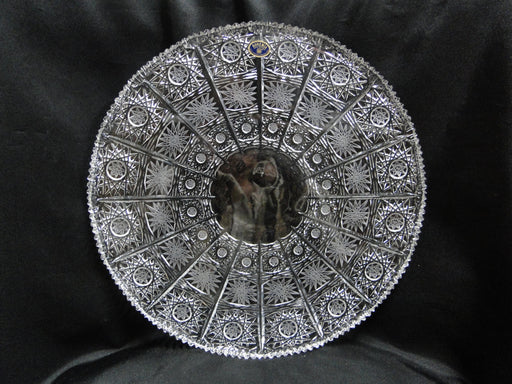 Bohemian Czech Queen Lace, Cut Stars: Round Platter / Tray, 12 5/8", As Is