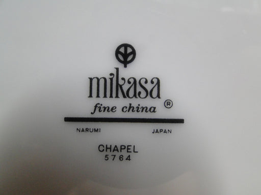 Mikasa Chapel, Green Bells on White, Platinum: Creamer / Cream Pitcher