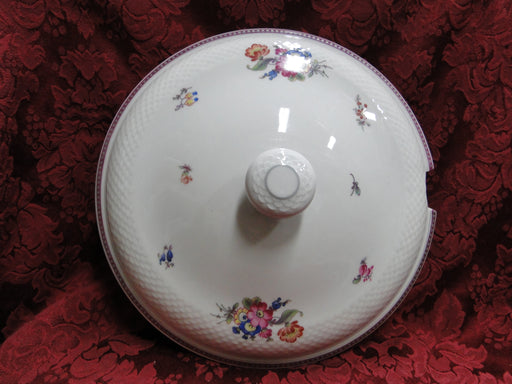 Thomas China 7144, Burgundy & Platinum Band: Tureen, 9 1/2"